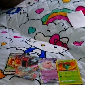 Colorful Pokémon Trading Cards
